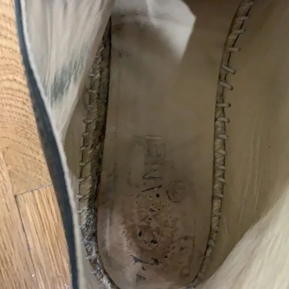 Chanel Leather Black Espadrille High Top 10 - Picture 6 of 9